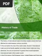 History of Trade