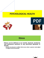 6 Psychological Health - Stress