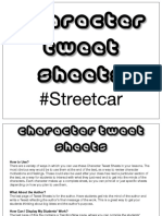 Tweet Sheets Streetcar