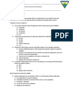 Examen Del Reglamento Interno