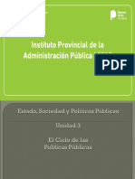 Unidad 3 El Ciclo de Las Políticas Públicas