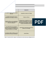 Matriz de Requisitos Legales SST: Tema Requisito