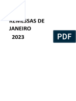 Remessas Janeiro 2023