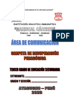 Carpeta de Recuperación 2023 - 3° Año