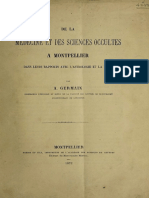 Book 1872 - Alexandre Germain - de La Médecine Et Des Sciences Occultes À Montpellier Dans Leur Rapports Avec L'astrologie Et La Magie