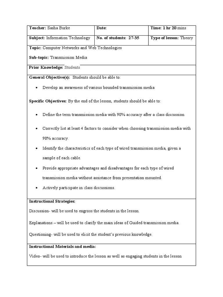 Understanding Bounded Transmission Media | PDF | Telecommunications ...