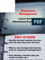 Lesson Seven Management