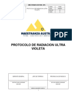Procedimiento Protocolo Radiacion Uv