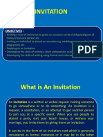 INVITATION TITLE