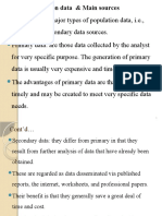 Lecture 2. Types of Population Data & Main Sources