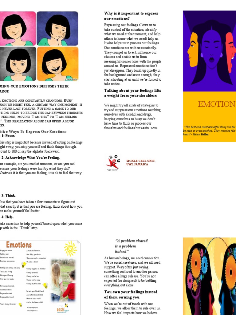 Emotion Brochure | PDF | Feeling | Emotions