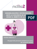 El papel del personal sanitario en casos de violencia sexual