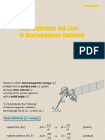 Basic Definitions and Laws of Electromagnetic Radiation: Fundamentals