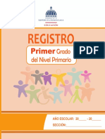 Registro de Primer Grado Nivel Primario