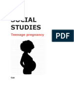 Social Studies: Teenage Pregnancy