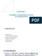 Chapter 5 Numerical Differentiation and Integration