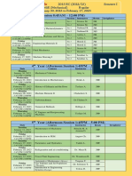 Final Exam Schedule 2015EC Semester I Mechanical Regular (S)
