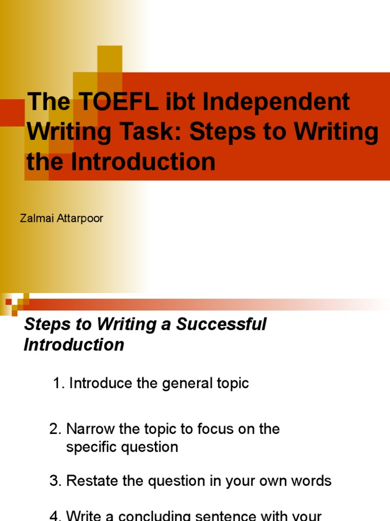 Independent Writing Task Guide | PDF | Question | Cognitive Science