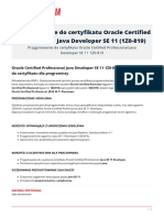 Oracle Certified Professional Java Developer Se 11