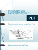 Capacidad de Carga de Cimentaciones Superficiales Terzaghi