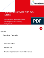 Autosens - Tutorial - Autonomous Driving With ROS