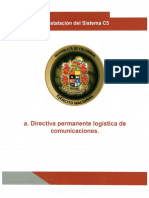 D.P. No. 001031 DIRECTIVA LOGÍSTICA DE COMUNICACIONES