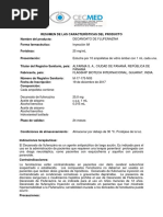Ficha Técnica de Modecate 25 mg/ml | PDF | Antipsicótico | Farmacocinética