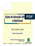 Educação alimentar MDS