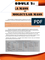 Formula Mass: Sum of Atomic Masses