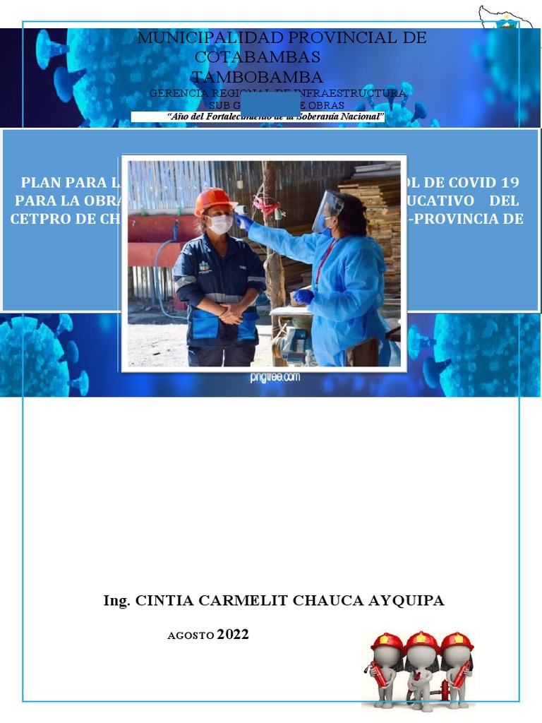 Plan COVID-19 para Obra Educativa | PDF | Lavado de manos | Seguridad y ...