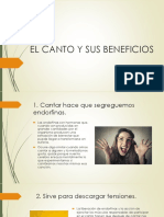 Beneficios del canto