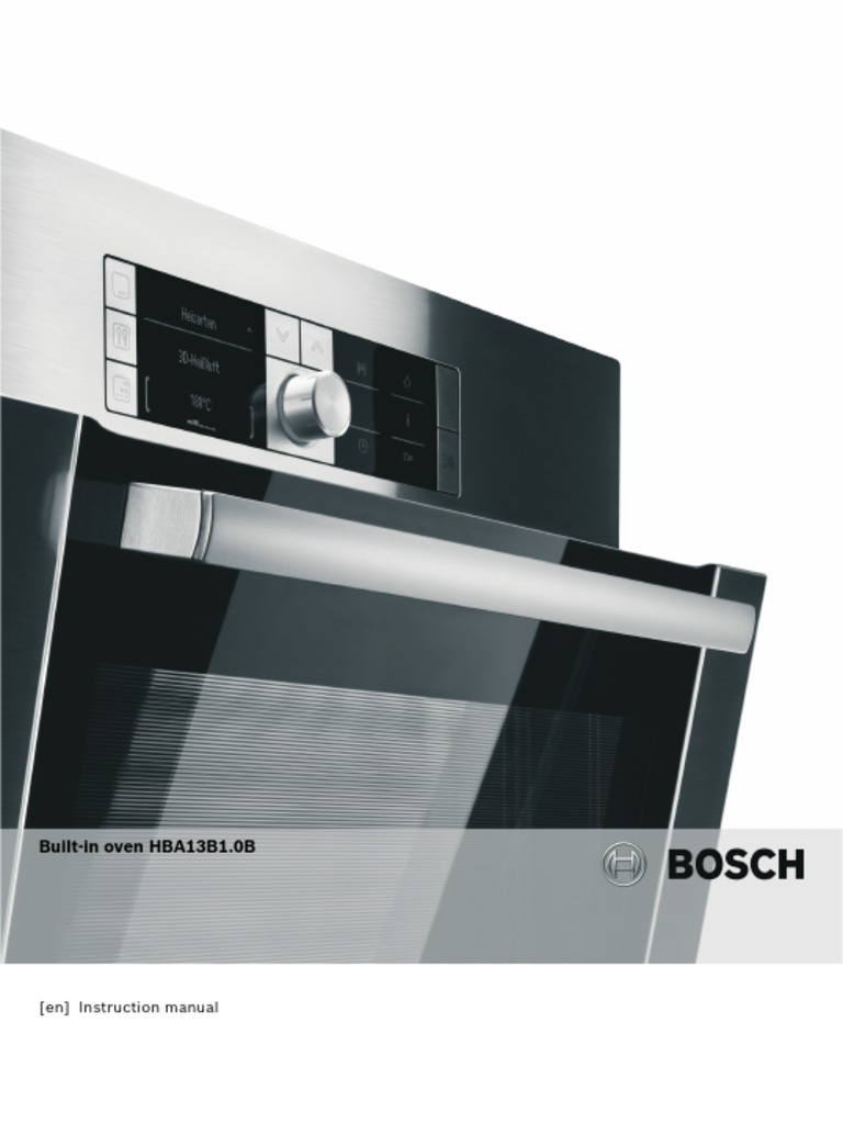 BuiltIn Oven HBA13B1.0B 90007046911 PDF Grilling Oven