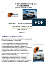 Capasitacion para Conductores