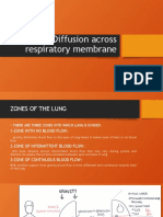 Diffusion Across Respiratory Membrane