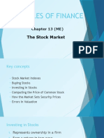 Lecture 19 ME CH 13 Stock Markets