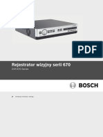 Instrukcja Bosch DVR-670 PL