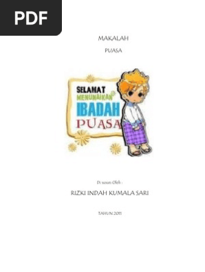Makalah Puasa Ramadhan