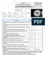 Check List Compresora 31.12 Turno Dia