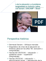 2021 SAVIANI Teorías de La Marginalidad en América Latina