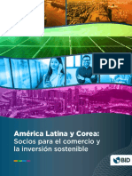 America Latina y Corea Socios para El Comercio y La Inversión Sostenible