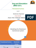 Lec 4 Rotational Mechanical System