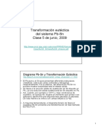 Transformación eutéctica Pb-Sn: Diagrama de fases y evolución microestructural