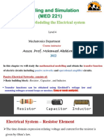 Lec 6 Electric Modelling