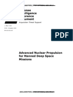 Defense Intelligence Reference Document Advanced Nuclear Propulsion For Manned Deep Space Missions