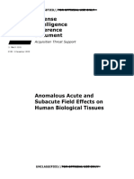 Defense Intelligence Reference Document Anomalous and Subacute Field Effects On Human Biological Tissues