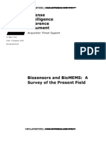 Defense Intelligence Reference Document Biosensors and BioMEMS - A Survey of The Present Field