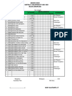 Daftar Hadir Siswa