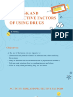 Lesson 2 The Risk and Protective Factors of Using Drugs