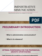 Administrative Communication - How To Position Yourself For Professional Advancement