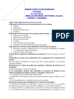 Regulación renal de potasio, calcio, fosfato y magnesio